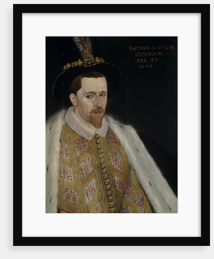 James VI and I, King of Scotland, 1595 by Adrian Vanson