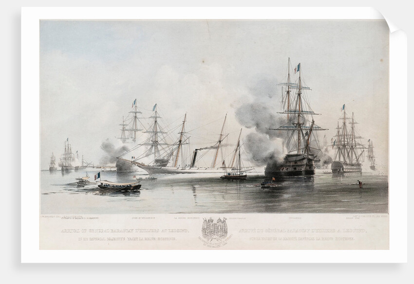 Arrival of General Baraguay DHilliers at Grengam, 1854 by Oswald Walters Brierly
