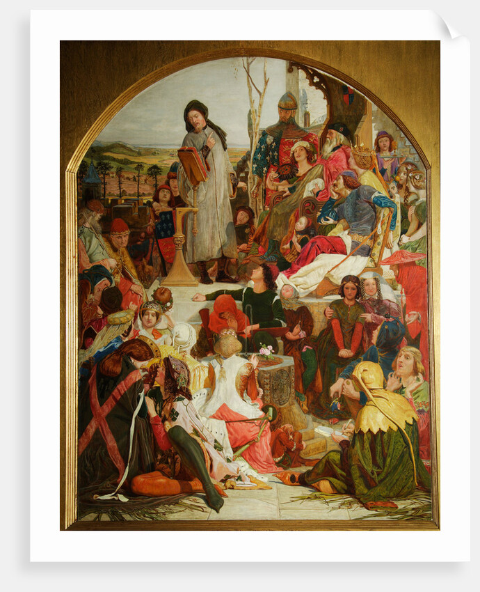 Chaucer at the Court of Edward III, 1847-1852 by Ford Madox Brown
