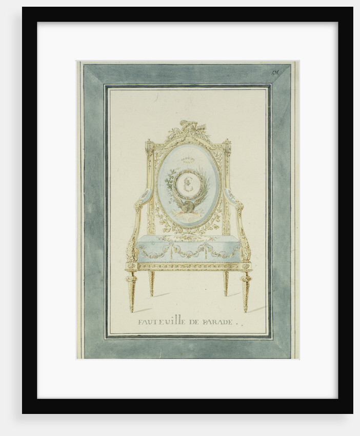 Throne Design for the Catherine Palace in Tsarskoye Selo, 1780s by Charles Cameron