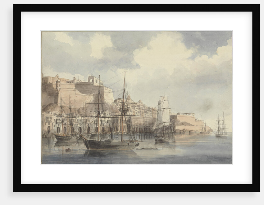 View at Malta, ca. 1849 by Charles Andrew Dyce