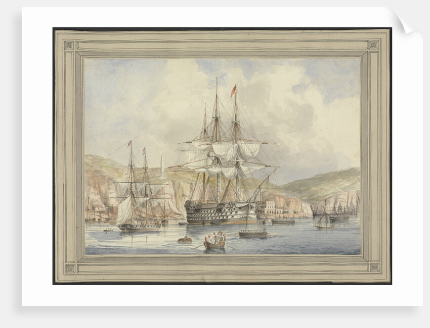 View at Malta, ca. 1849 by Charles Andrew Dyce