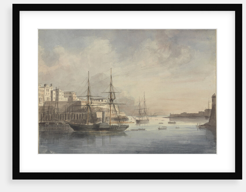 View at Malta, ca. 1849 by Charles Andrew Dyce