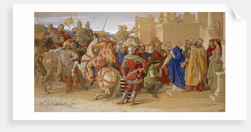 The Knights of the Round Table about to Depart in Quest of the Holy Grail, 1849 by William Dyce