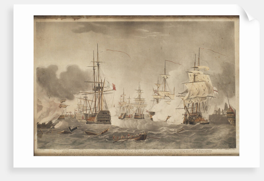The Battle of the Nile, c. 1800 by John William Edy