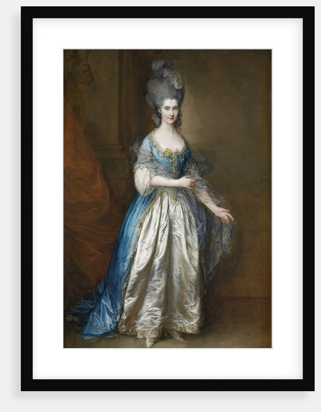 Portrait of Miss Read, later Mrs William Villebois by Thomas Gainsborough
