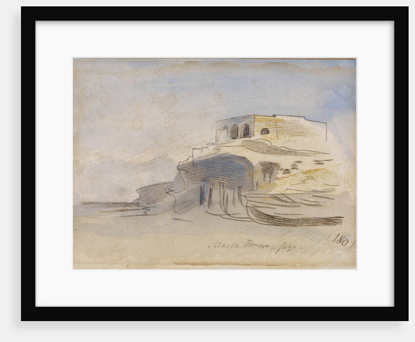 Massa Forno, Gozo, Malta, 1866 by Edward Lear