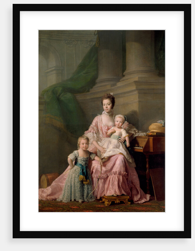 Queen Charlotte, with her Two Eldest Sons, 1769 by Ramsay