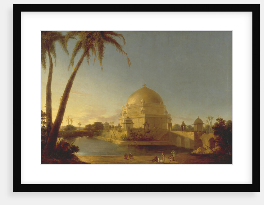 The tomb of Sher Shah Suri in Sasaram, Bihar, c. 1790 by D. Robert