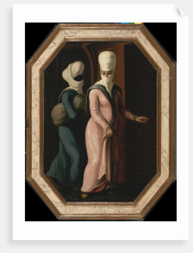 A Turkish Lady Going with her Slave to the Bath, ca 1760 by Francis Smith