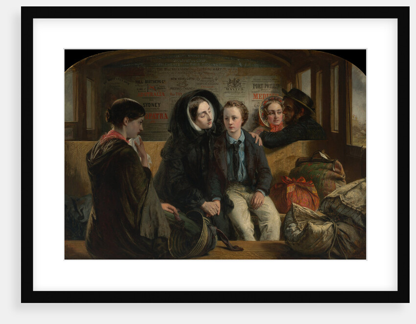 Second Class. The parting, 1854 by Abraham Solomon