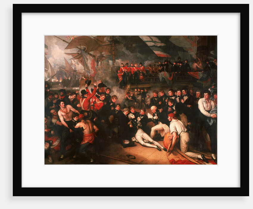 The Death of Nelson, 1806 by Benjamin West
