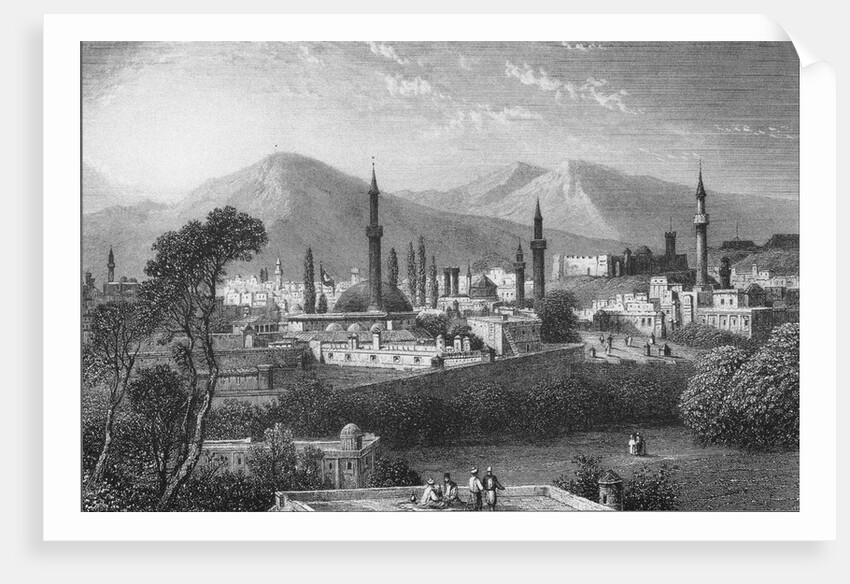 Viev of Erzurum, 1878 by Arthur Willmore