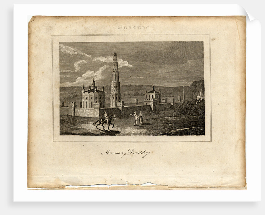 The Novodevichy Convent in Moscow, c. 1800 by Anonymous