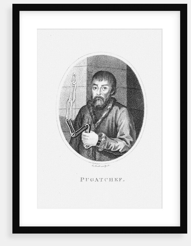 Yemelyan I. Pugachev (Travels in Poland, Russia, Sweden, and Denmark by William Coxe), 1802 by Anonymous