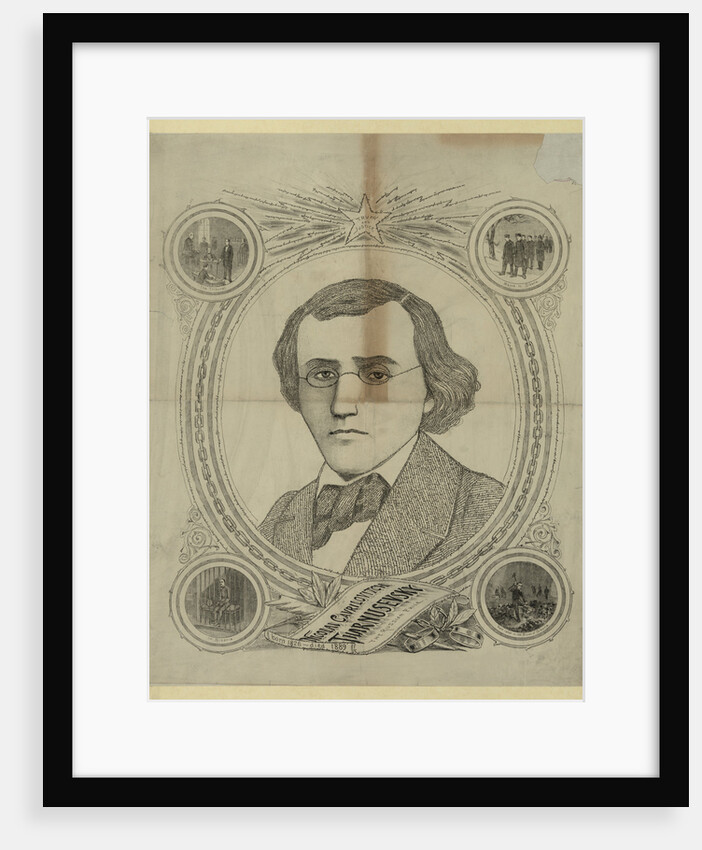 Portrait of the revolutionary democrat Nikolay Chernyshevsky, 1890s by Anonymous