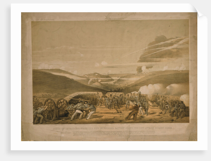 The Siege of Sevastopol, 1854 by Sir Michael Anthony Shrapnel Biddulph
