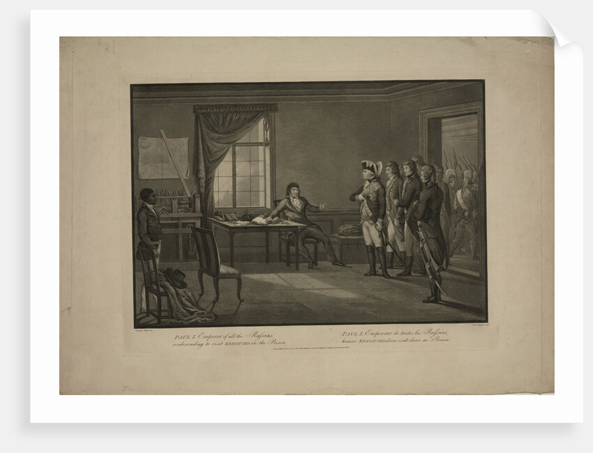 Emperor Paul I condescending to visit Kosciusko in the prison by Thomas Gaugain