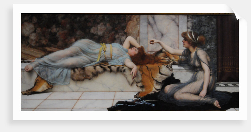 Mischief and Repose, 1895 by John William Godward