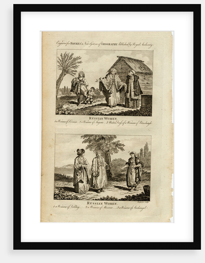 Habits of the Russian Women, ca 1730 by William Grainger