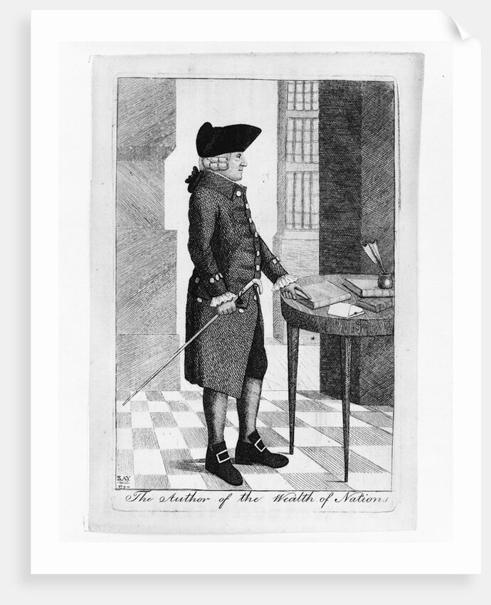 Portrait of Adam Smith (The Author of The Wealth of nations), 1790 by John Kay
