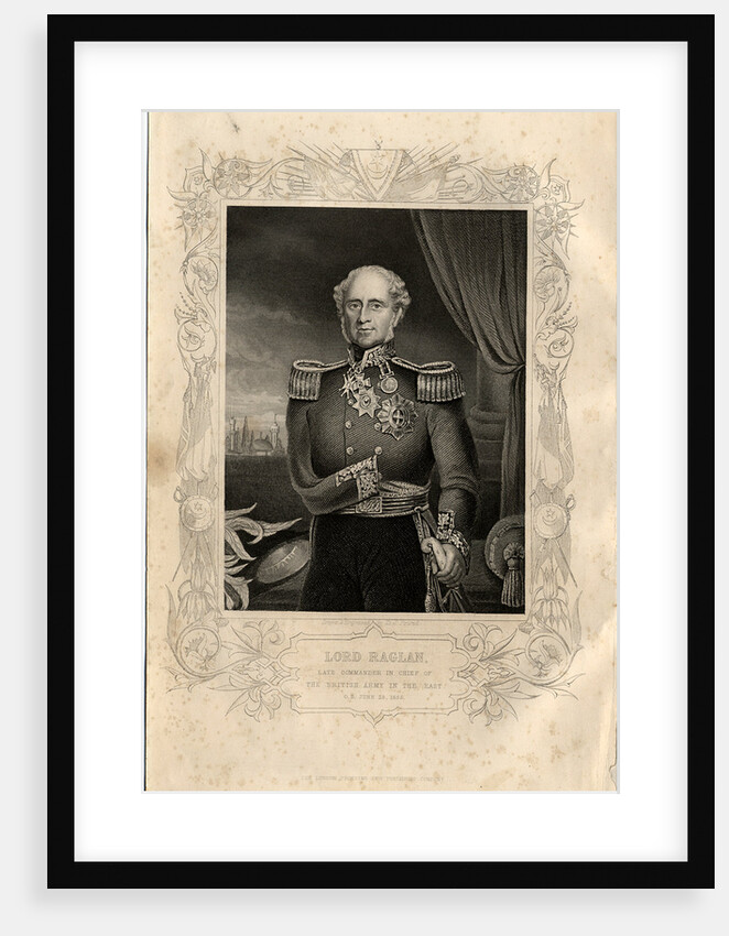 Portrait of Lord Raglan, 1856 by Daniel J. Pound