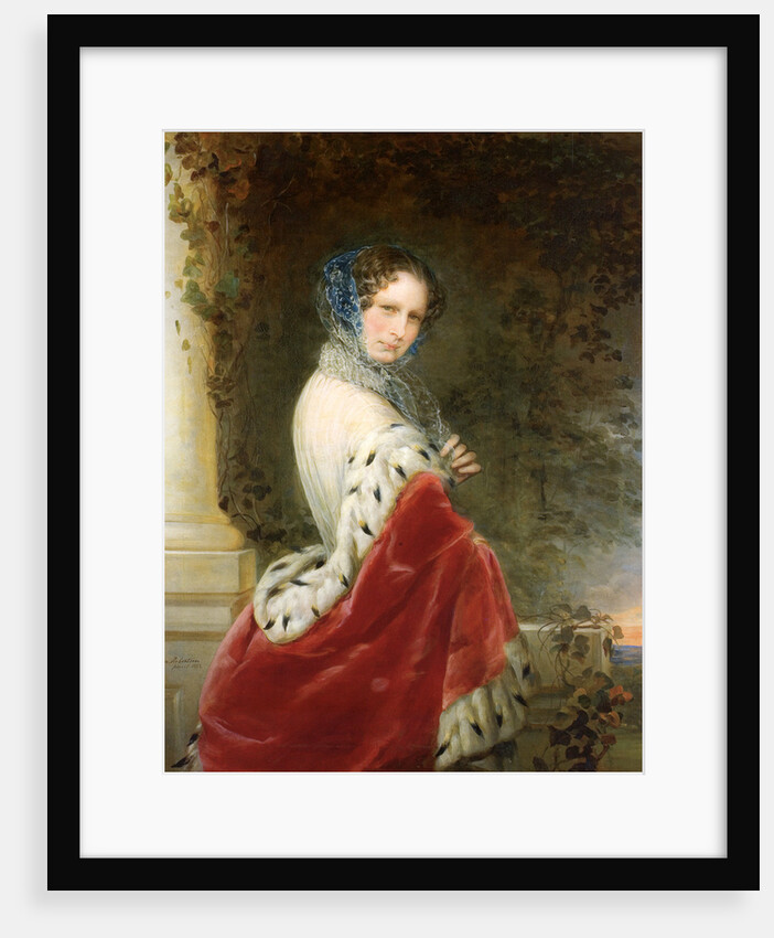 Portrait of Empress Alexandra Fyodorovna (Charlotte of Prussia), Emperors Nicholas I wife, 1852 by Christina Robertson