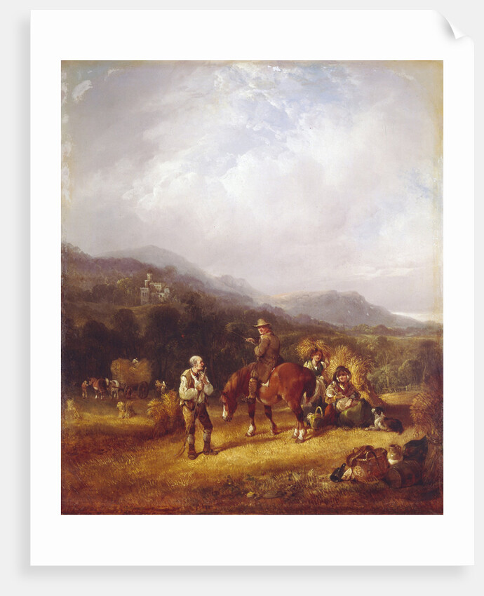 The Wheat Harvest by William I Shayer