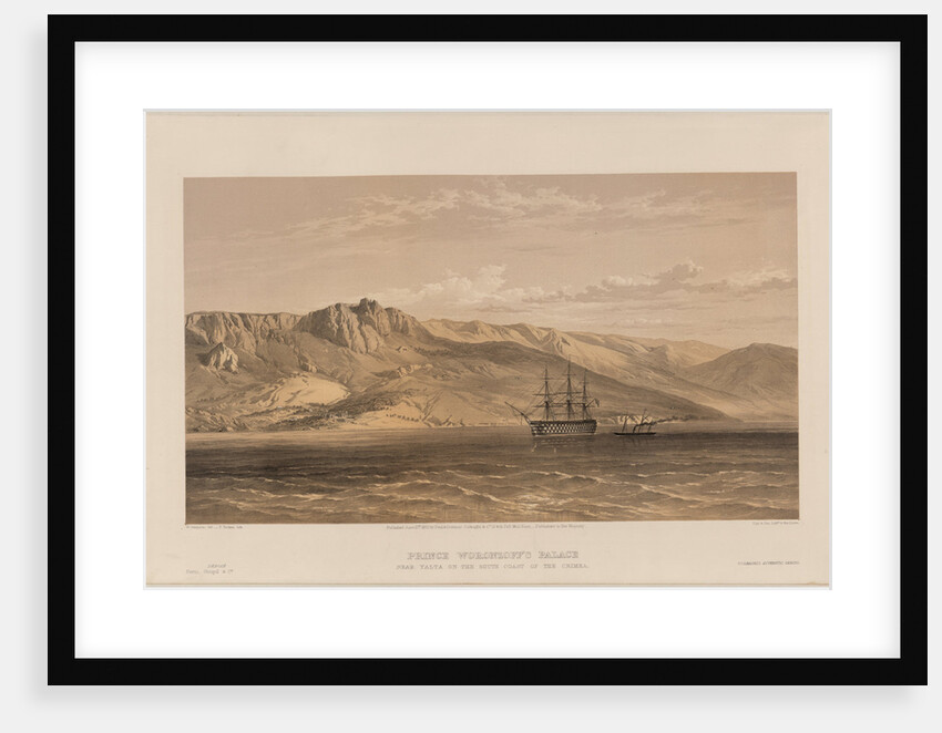View of the Vorontsovs Palace, 1855 by William Simpson
