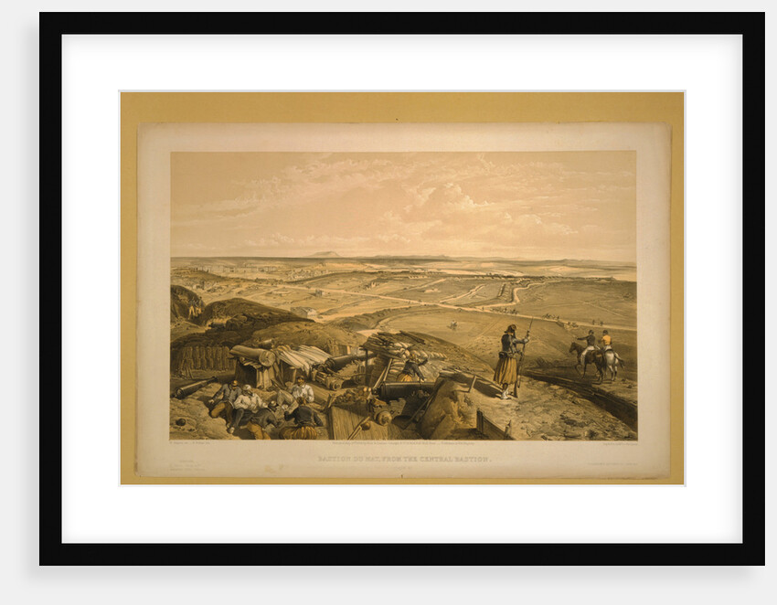 The Bastion du Mat, Sevastopol, 1855 by William Simpson