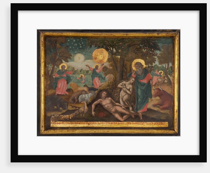 Credo in Deum, Creation (The Creed of the Apostles), 1700 by Greek icon
