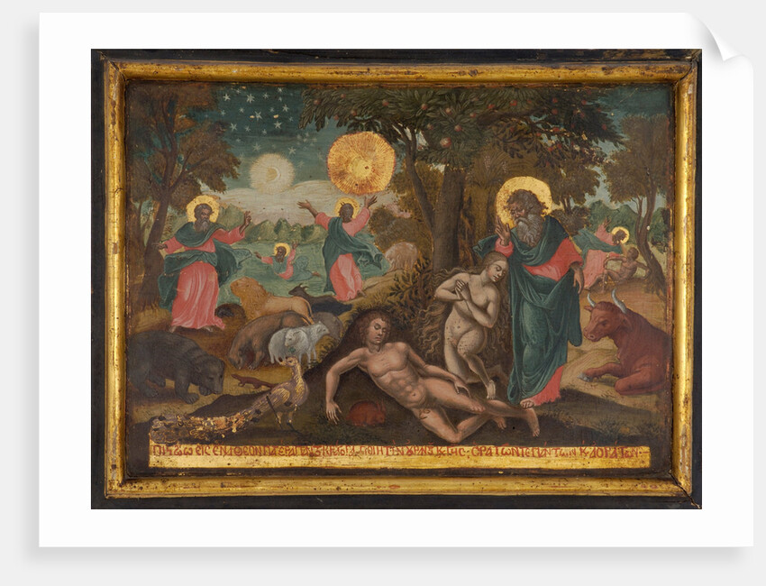 Credo in Deum, Creation (The Creed of the Apostles), 1700 by Greek icon