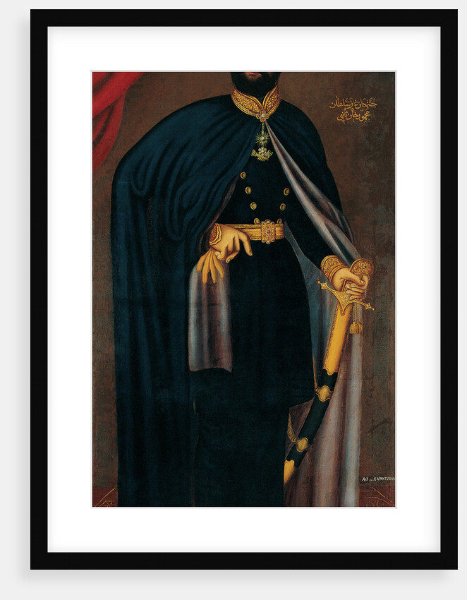 Portrait of Mahmud II, Sultan of the Ottoman Empire, after 1828 by Athanasios Karantzoulas