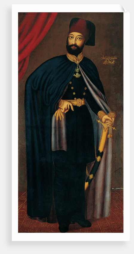 Portrait of Mahmud II, Sultan of the Ottoman Empire, after 1828 by Athanasios Karantzoulas