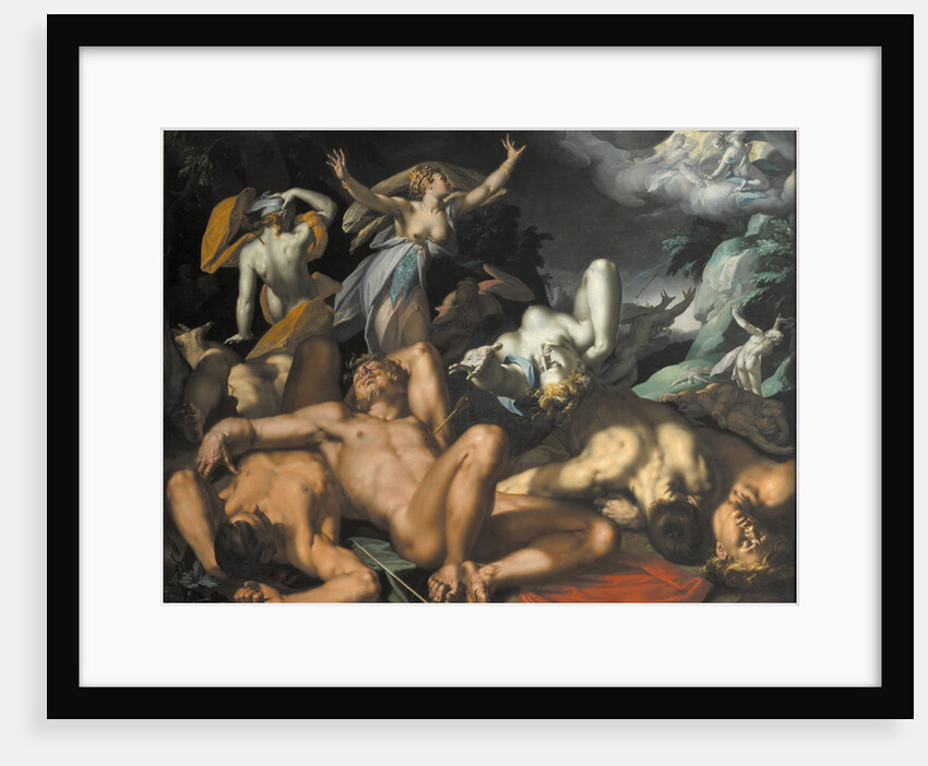 Apollo and Diana Punishing Niobe by Killing her Children, 1591 by Abraham Bloemaert