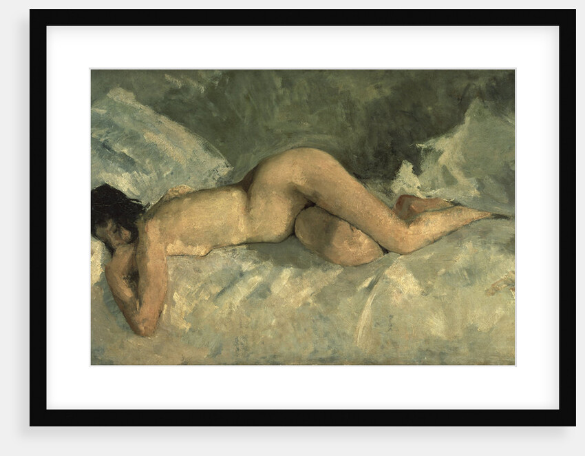 Reclining nude, ca 1887 by George Hendrik Breitner