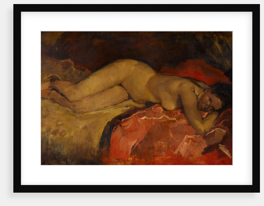 Reclining nude, ca 1887 by George Hendrik Breitner