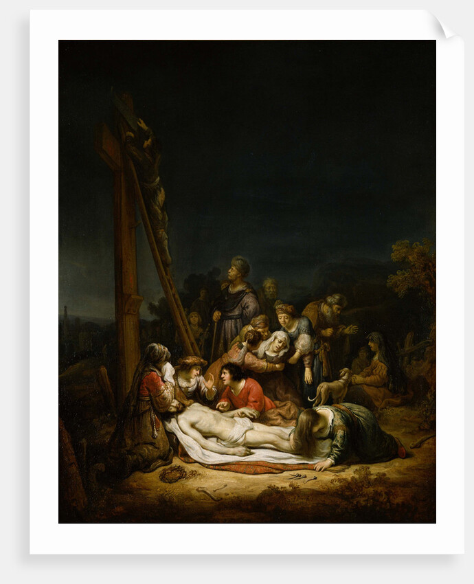 The Lamentation over Christ, 1637 by Govaert Flinck