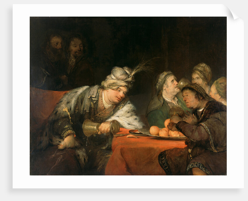 The Banquet of Ahasuerus, 1680s by Aert de Gelder