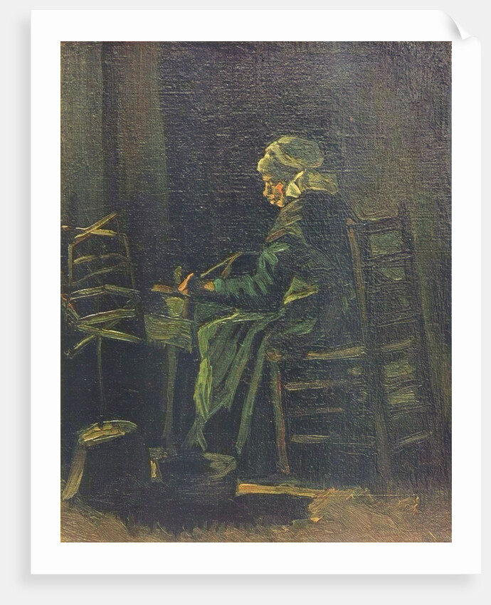 Woman at the Spinning Wheel, 1885 by Vincent van Gogh