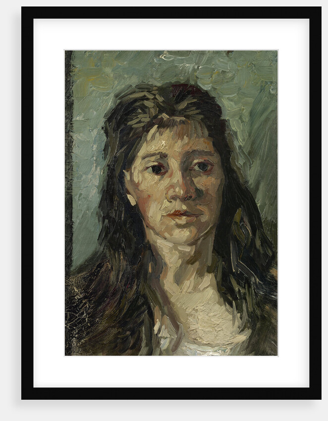 Head of a woman with open hair, 1885 by Vincent van Gogh