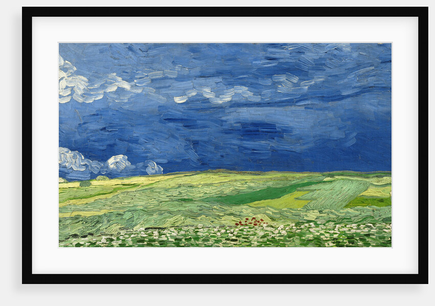 Wheatfield under thunderclouds, 1890 by Vincent van Gogh