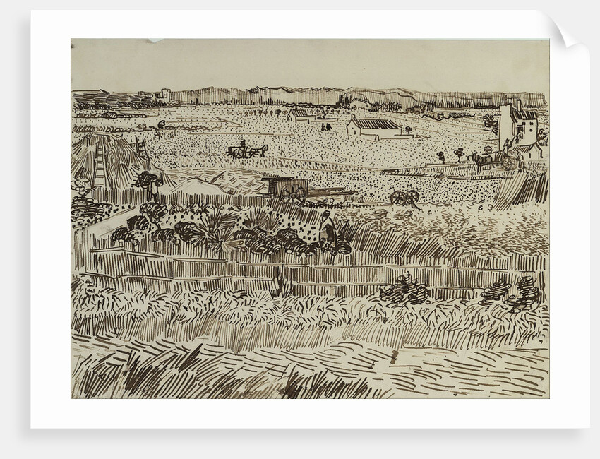 The Harvest in Provence (for Émile Bernard), 1888 by Vincent van Gogh