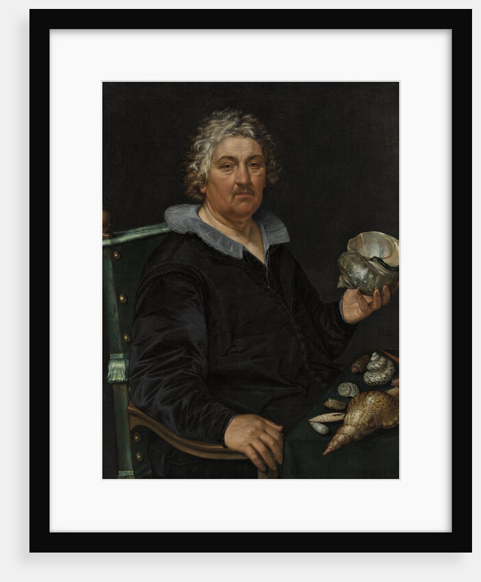Portrait of the Haarlem Shell Collector Jan Govertsen van der Aer, 1603 by Hendrick Goltzius