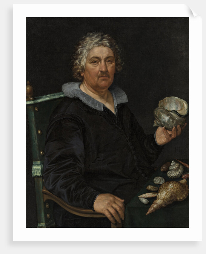 Portrait of the Haarlem Shell Collector Jan Govertsen van der Aer, 1603 by Hendrick Goltzius