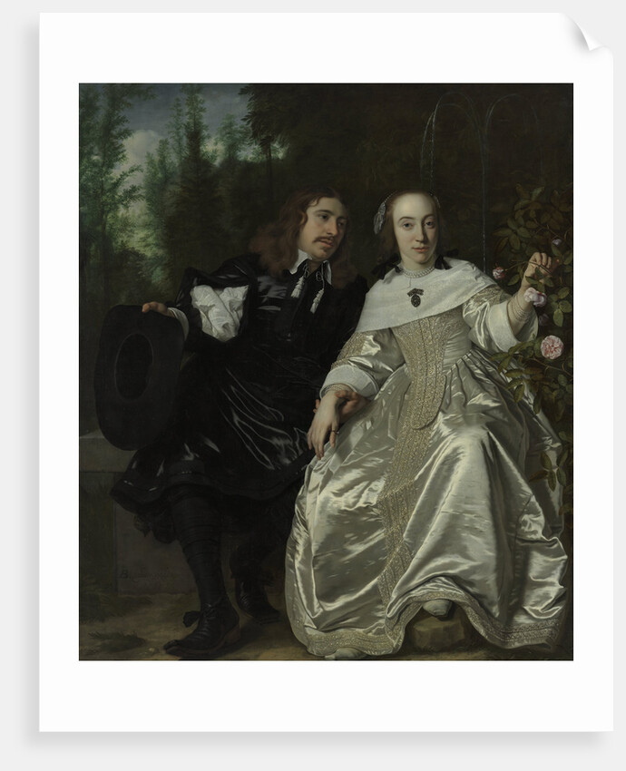 Abraham del Court and his wife Maria de Kaersgieter, 1654 by Bartholomeus van der Helst