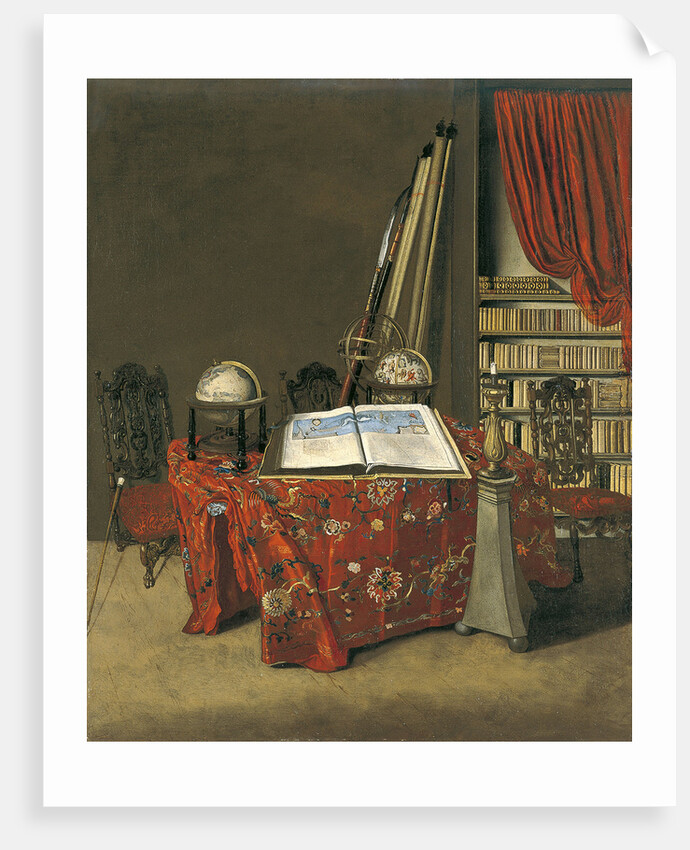 Corner of a Library, 1711 by Jan Heyden van der