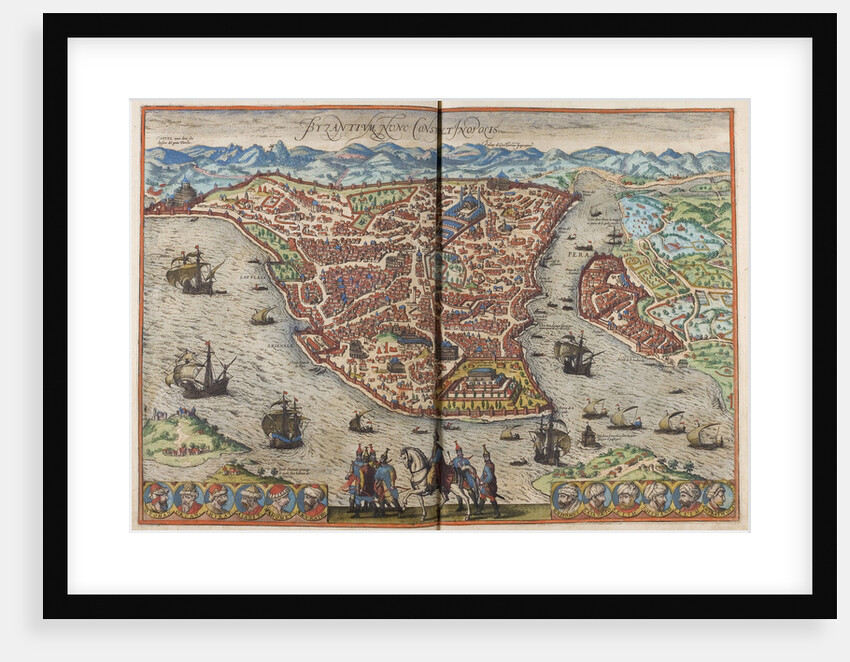 Byzantium. Constantinopolis by Frans Hogenberg