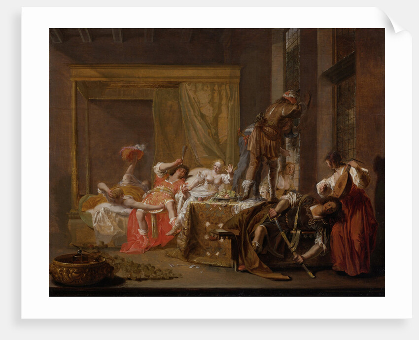 Company in a Brothel (Messalina und Gaius Silius), 1655 by Nicolaes Knüpfer