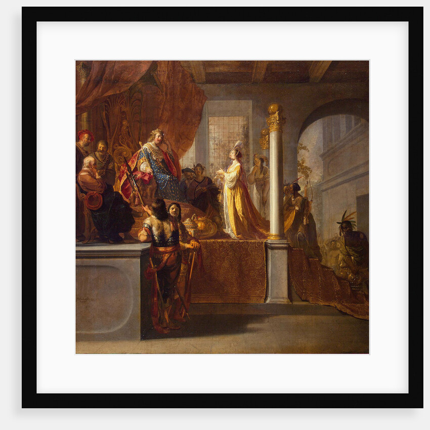 Queen of Sheba before Solomon, 1640s by Nicolaes Knüpfer